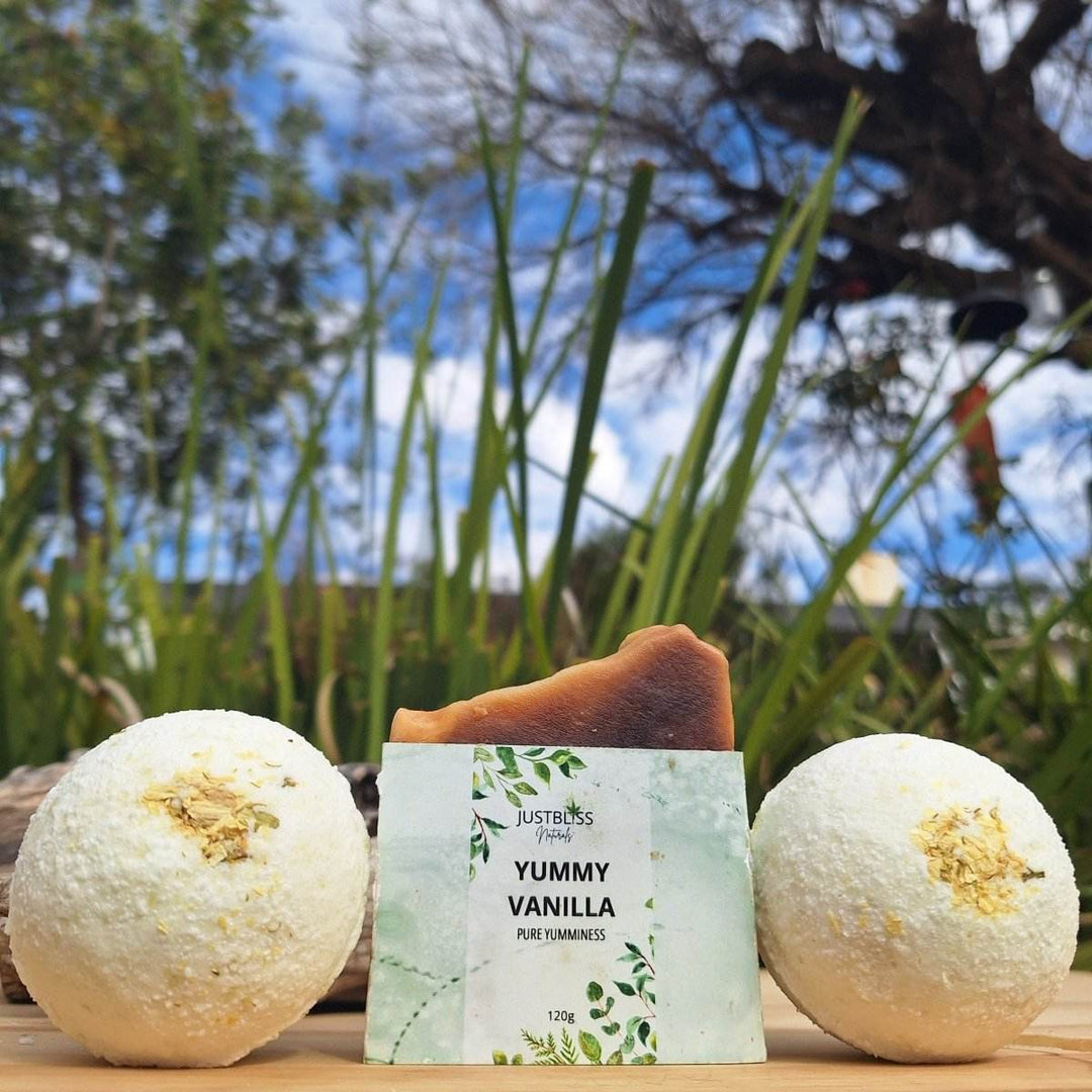 Luxury Bath Gift Set – Artisan Soap Bar & 2 Natural Bath Bombs - JUSTBLiSS Naturals