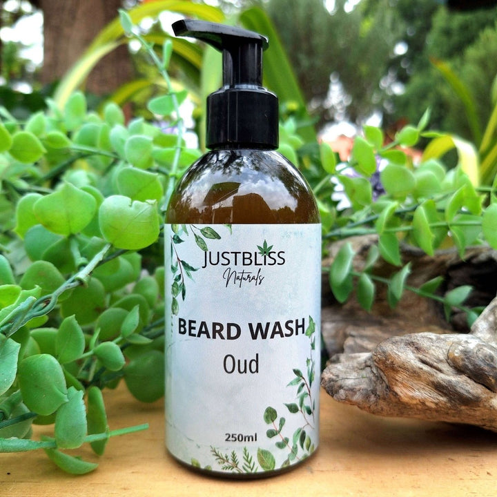 Natural Beard Wash – Sulphate - Free, Nourishing Plant - Based Cleanser JUSTBLiSS Naturals