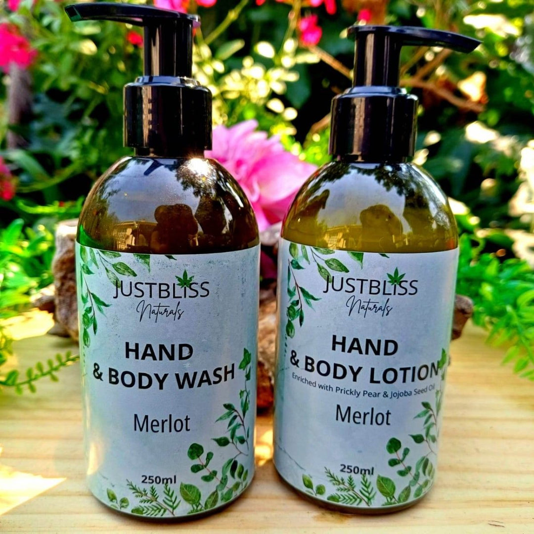 Natural Hand Wash & Lotion Set – Plant - Based, Nourishing, Eco - Friendly JUSTBLiSS Naturals