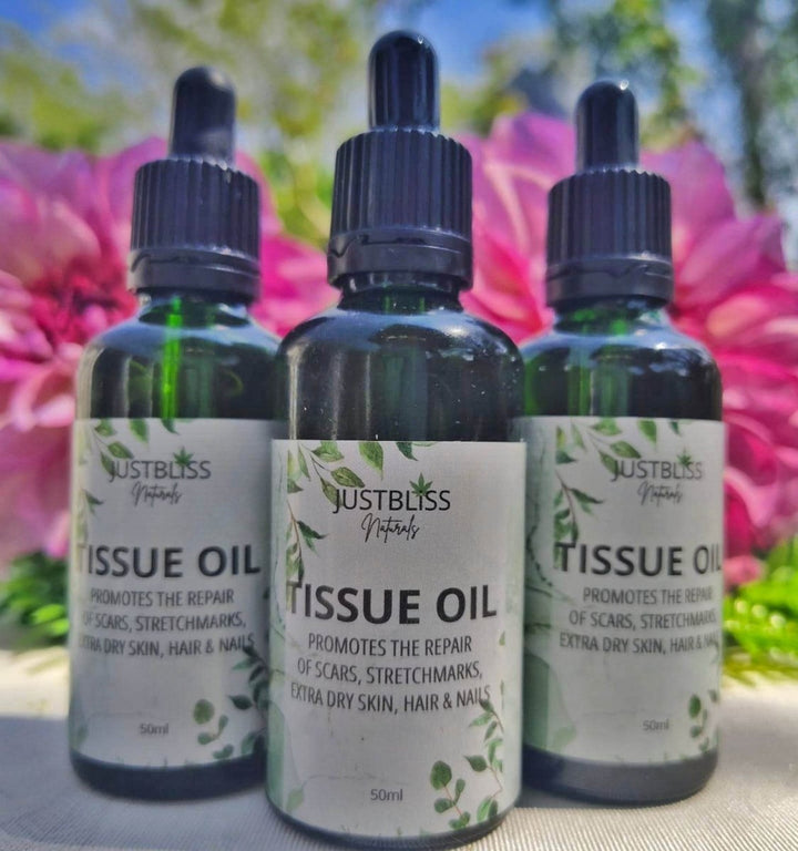 Natural Tissue Oil – Scar & Stretch Mark Repair for Skin, Hair & Nails JUSTBLiSS Naturals