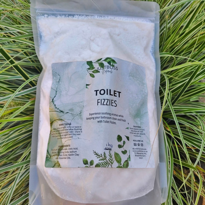 Natural Toilet Fizzies – Eco - Friendly, Chemical - Free Cleaning Tablets JUSTBLiSS Naturals