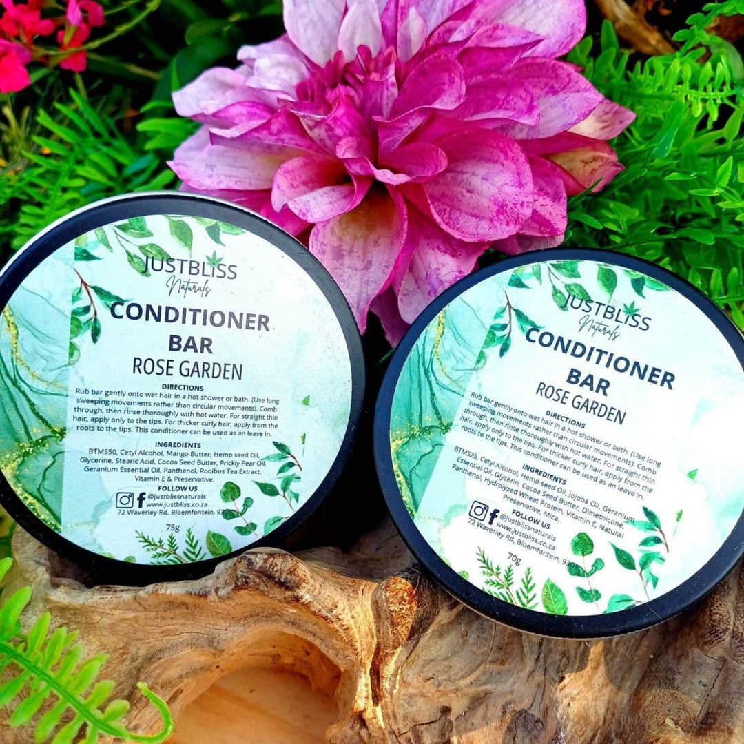 Nourishing Hair Conditioner Bar in Tin – Plant - Based, Zero Waste Care JUSTBLiSS Naturals