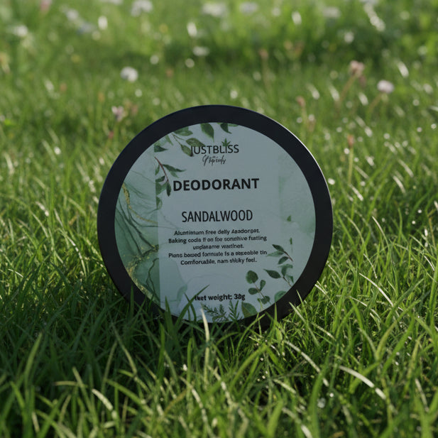 Aluminium-Free Natural Deodorant – Plant-Based Daily Freshness - Travel Size 30g