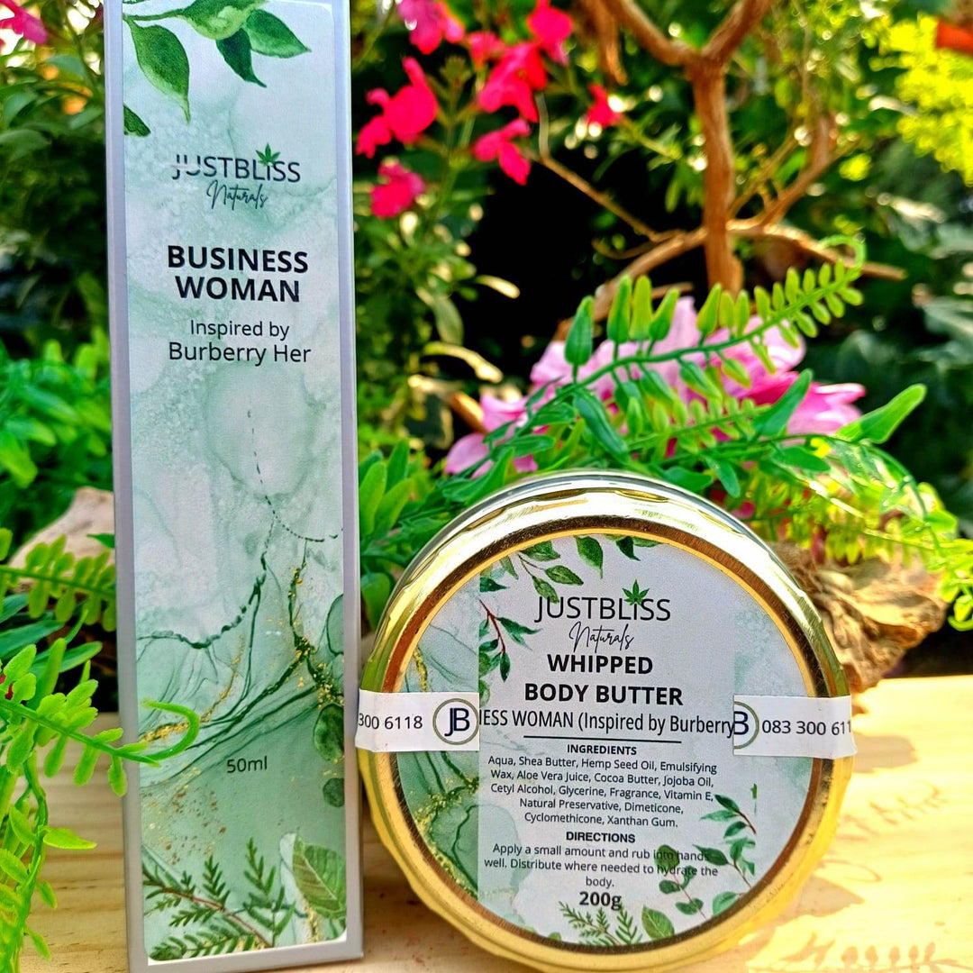 BUNDLES: Business Woman Perfume & Whipped Body Butter - JUSTBLiSS Naturals