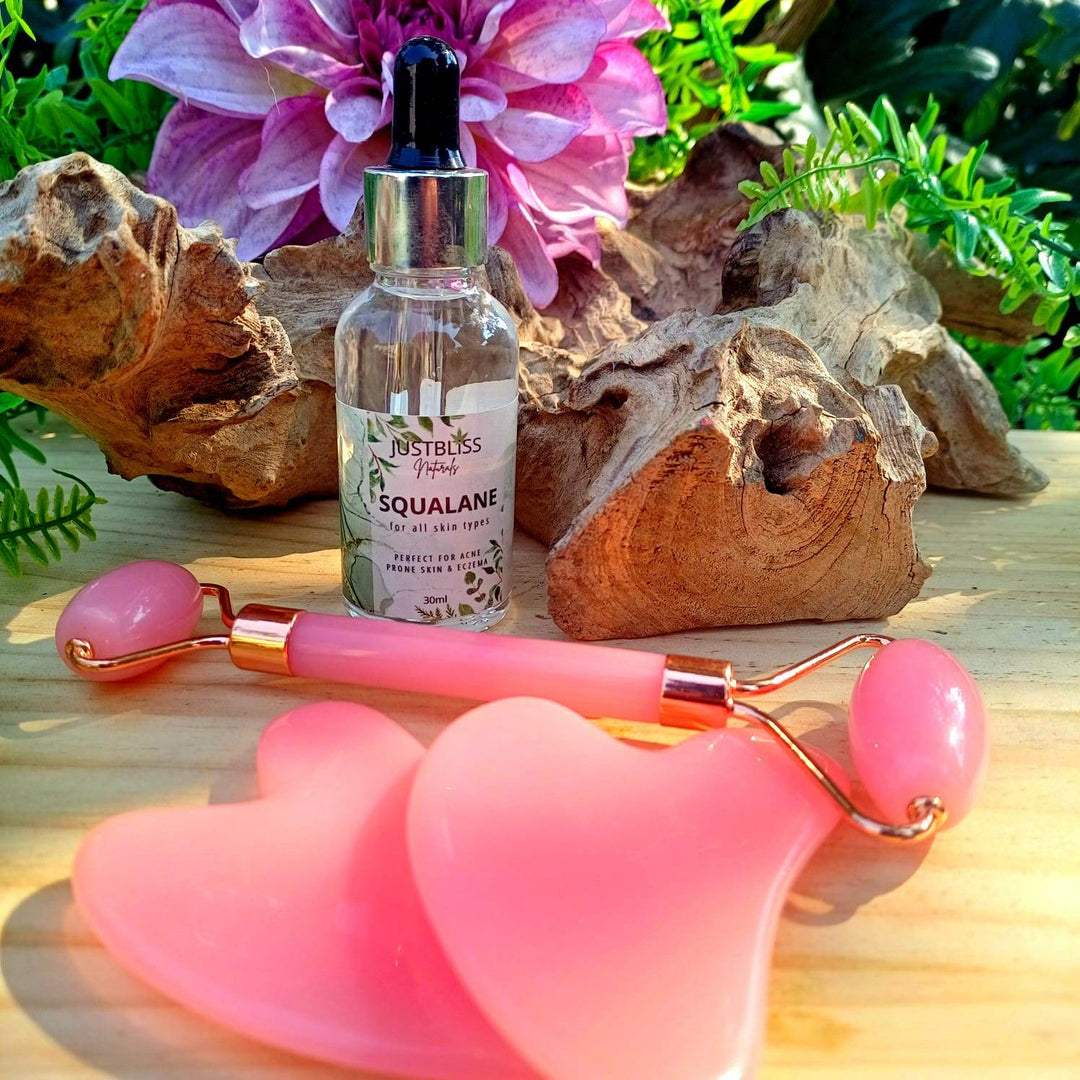 BUNDLES: Jade Roller & Squalane Oil - JUSTBLiSS Naturals