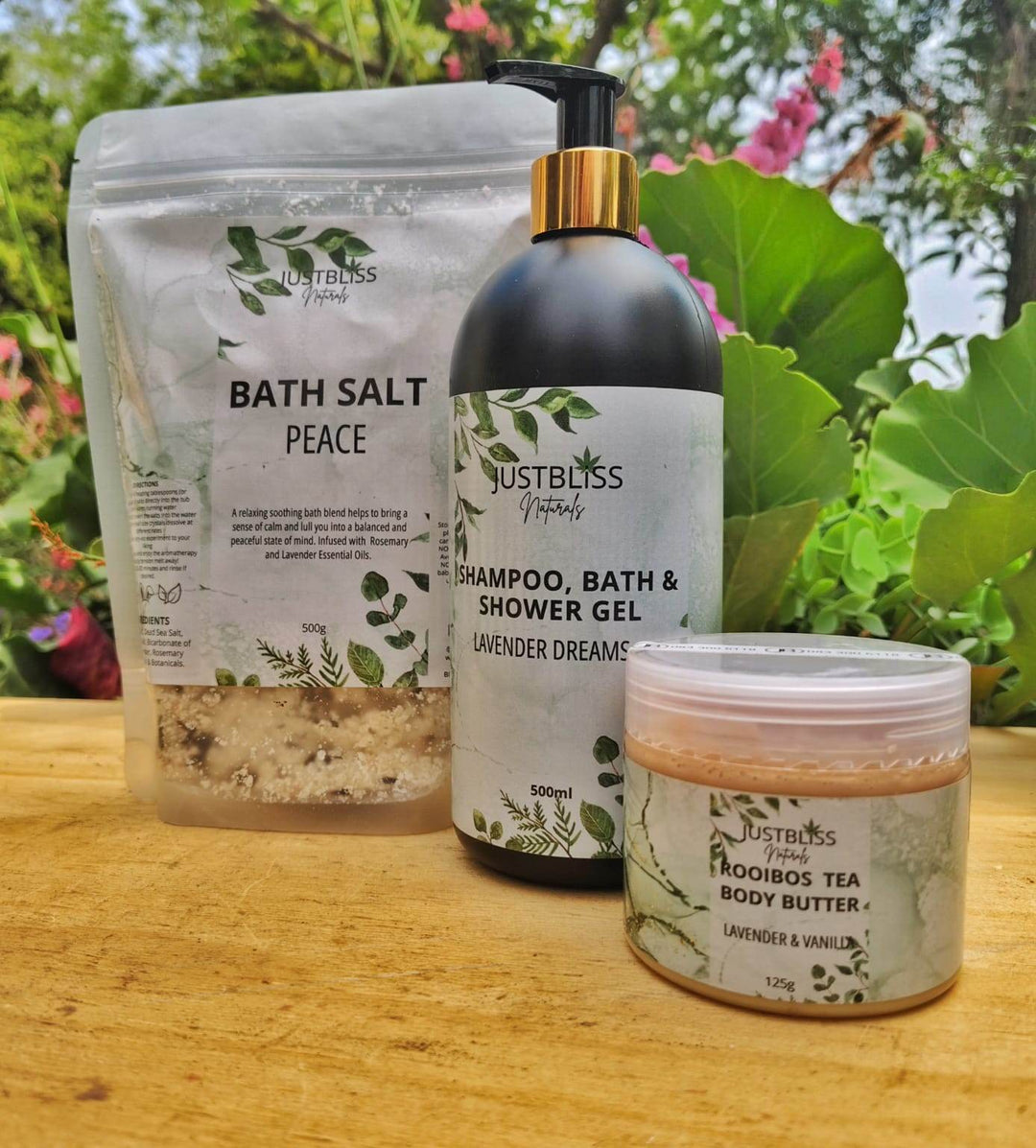 BUNDLES: Lavender Gift BUNDLE 6 - Serene & Luxurious Self-Care - JUSTBLiSS Naturals