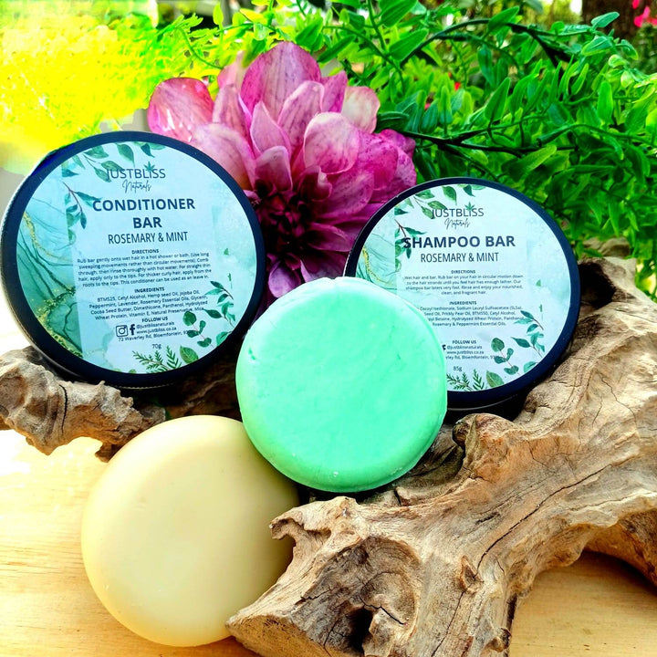 Zero Waste Shampoo & Conditioner Bar Bundle in Tin – JUSTBLiSS - JUSTBLiSS Naturals