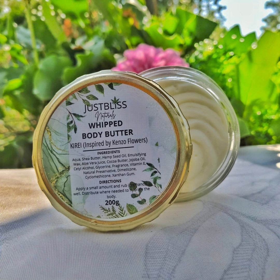 Whipped Body Butter – Luxurious Natural Moisturizer (200g, Various Scents) - JUSTBLiSS Naturals