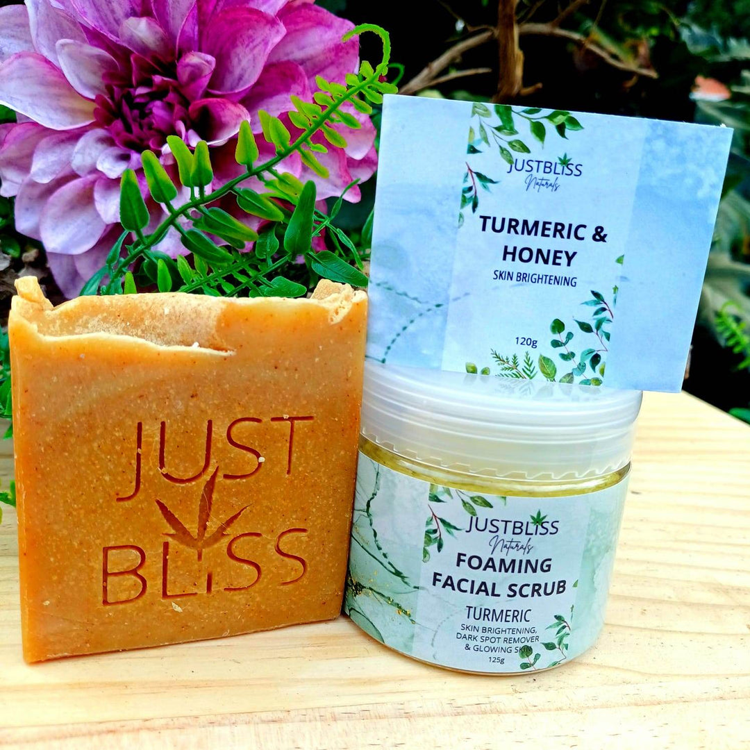BUNDLES : Turmeric Facial Care Combo 1 - JUSTBLiSS Naturals