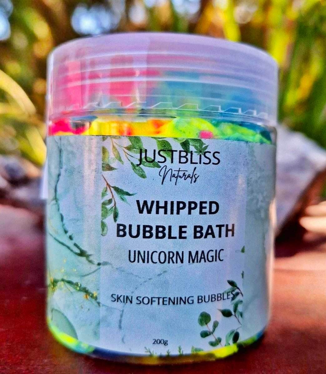 Whipped Bubble Bath – Unicorn Magic | Creamy, Gentle & Fun - JUSTBLiSS Naturals