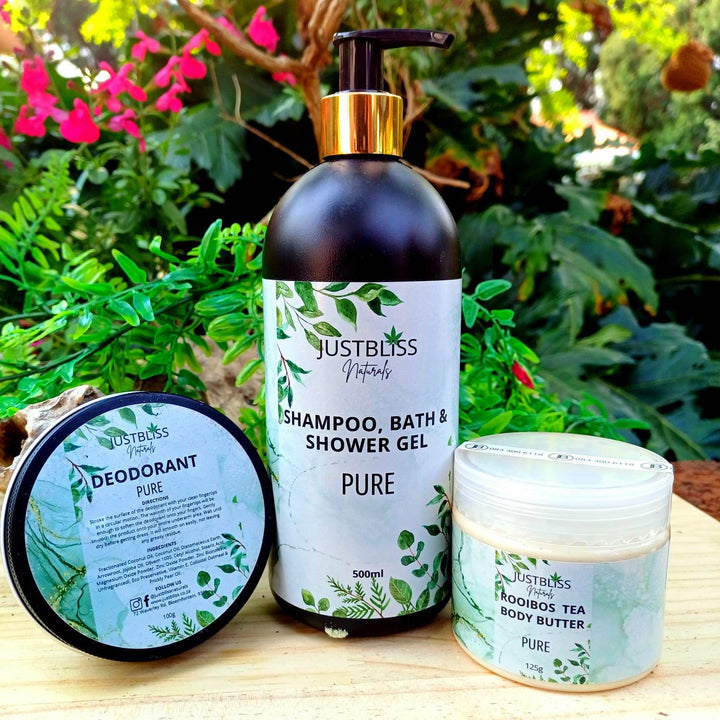 Pure Sensitive Skin Care Bundle – Fragrance-Free, Plant-Based Essentials - JUSTBLiSS Naturals