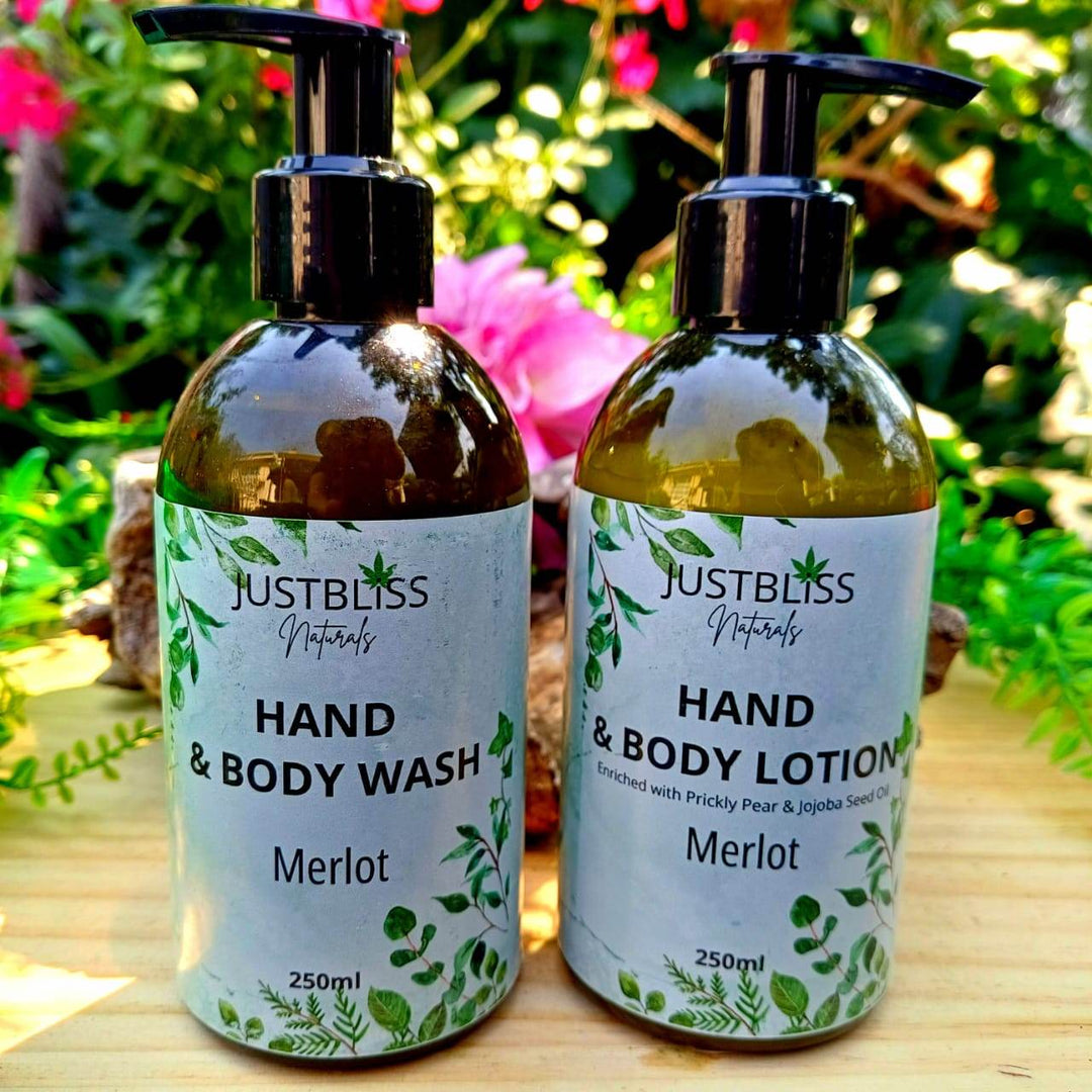 Hand Wash & Lotion Bundle – Nourishing Natural Care (250ml, Scents) - JUSTBLiSS Naturals