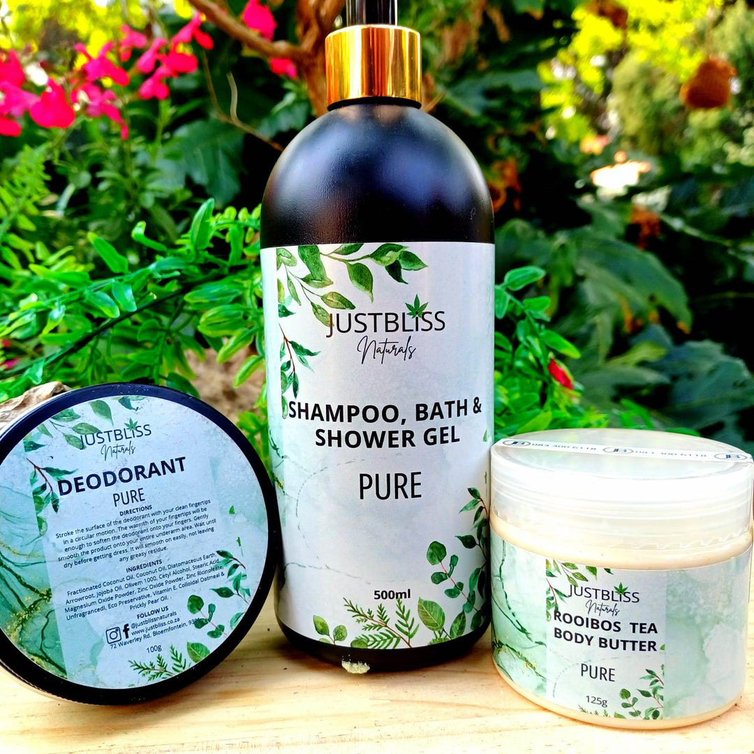 Pure Sensitive Skin Care Bundle – Fragrance-Free, Plant-Based Essentials - JUSTBLiSS Naturals