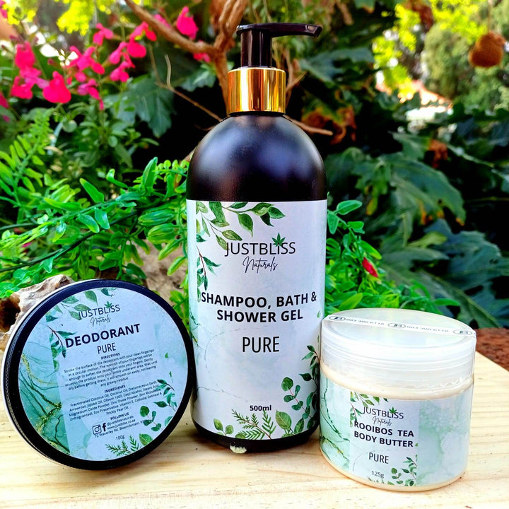 Pure Sensitive Skin Care Bundle – Fragrance-Free, Plant-Based Essentials - JUSTBLiSS Naturals