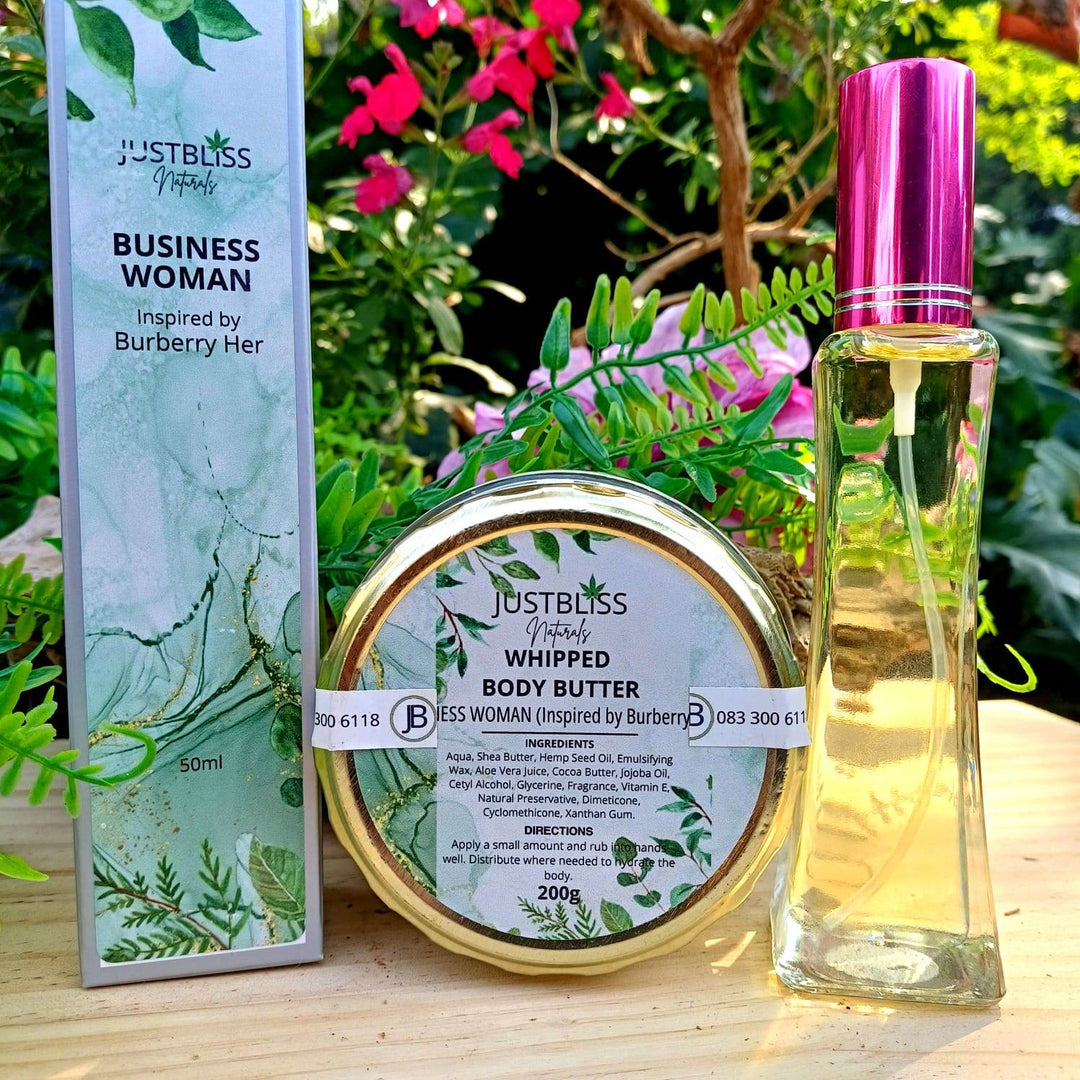 BUNDLES: Business Woman Perfume & Whipped Body Butter - JUSTBLiSS Naturals