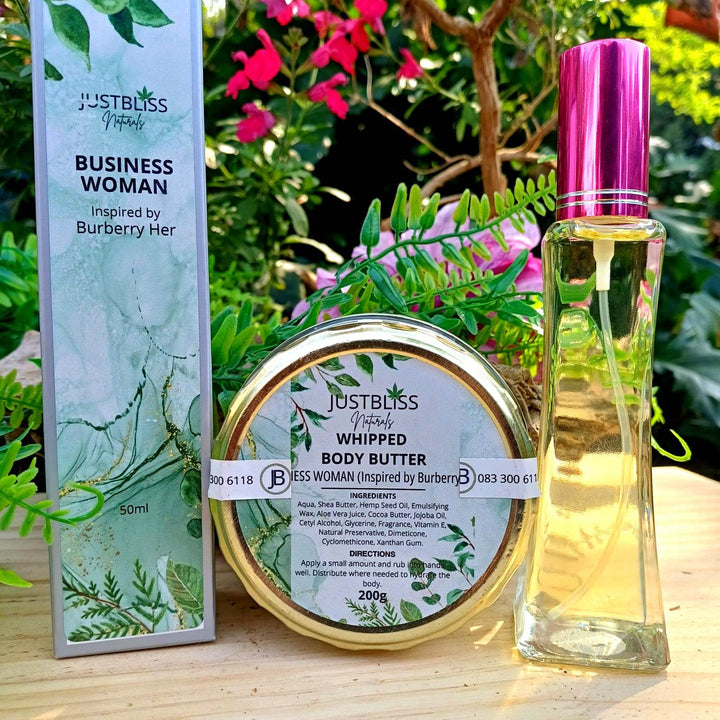 BUNDLES: Business Woman Perfume & Whipped Body Butter - JUSTBLiSS Naturals