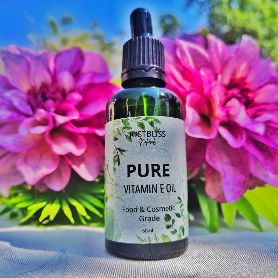 Vitamin E Oil 50ml – 100% Pure for Skin & Hair Care - JUSTBLiSS Naturals