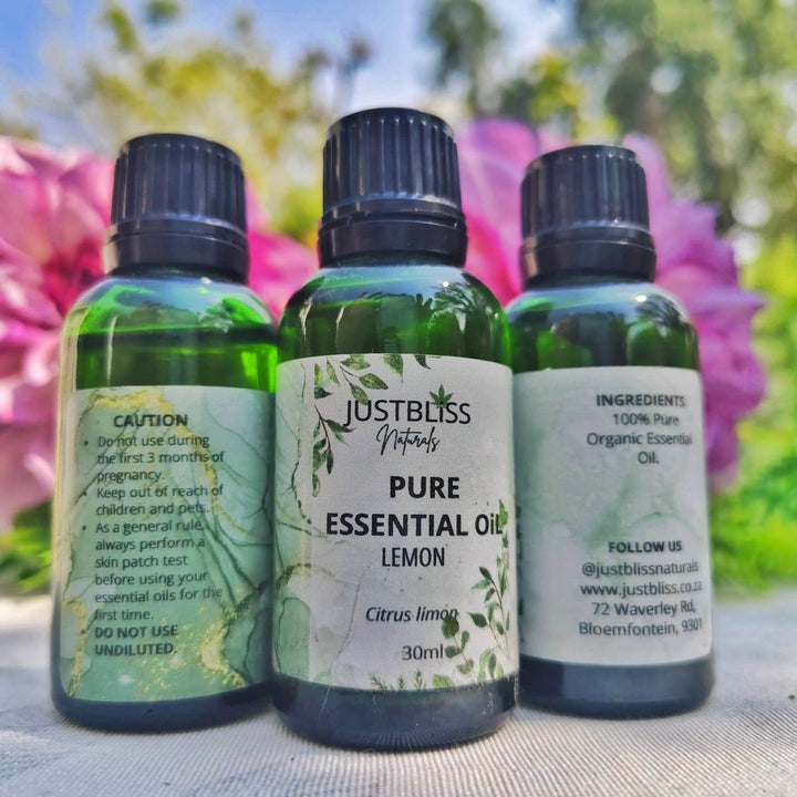 Organic Lemon Essential Oil – Uplifting & Purifying Citrus Power - JUSTBLiSS Naturals