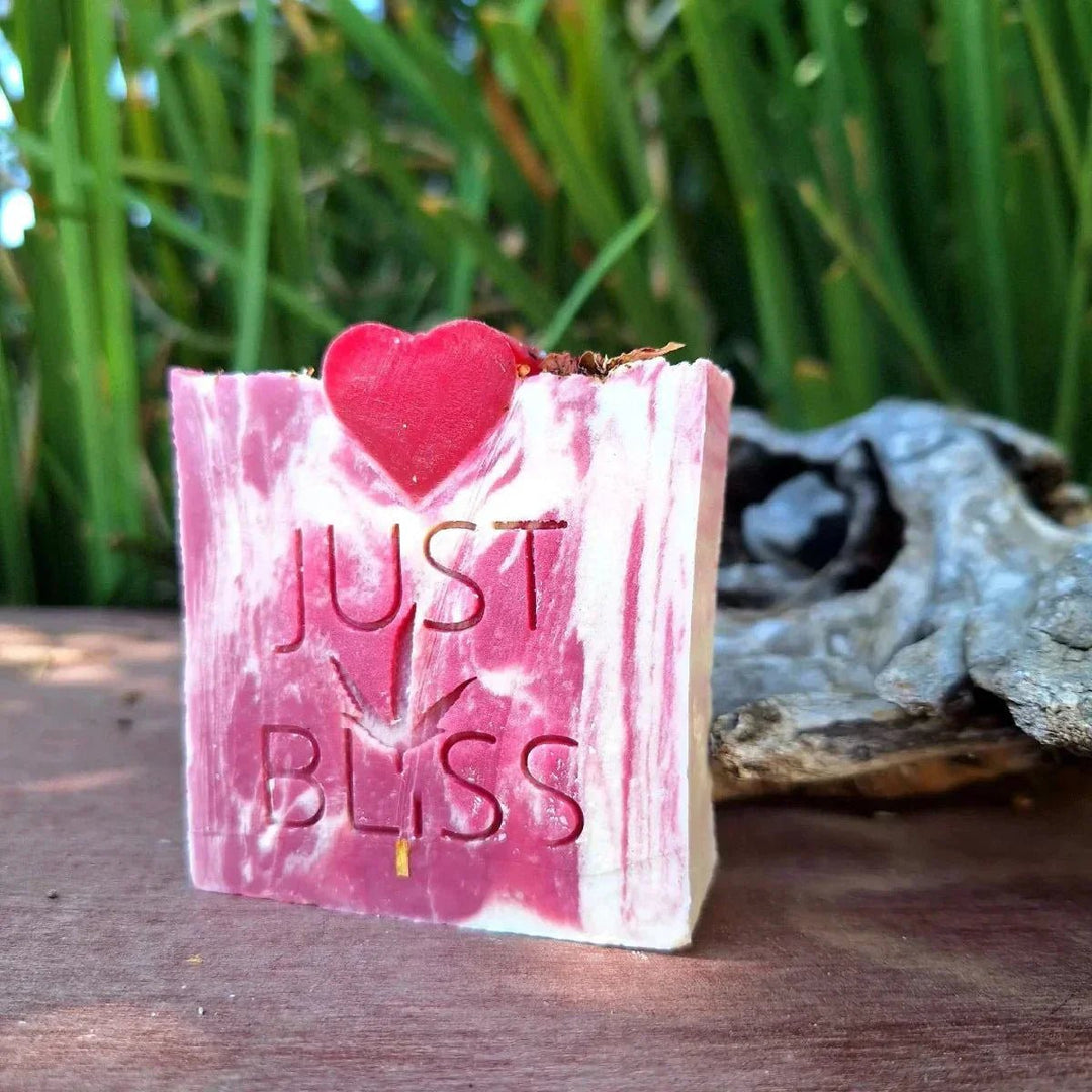 SOAP BAR: Be Mine - Romantic & Nourishing - JUSTBLiSS Naturals