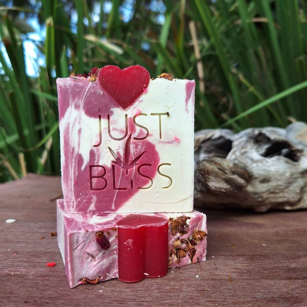 SOAP BAR: Be Mine - Romantic & Nourishing - JUSTBLiSS Naturals