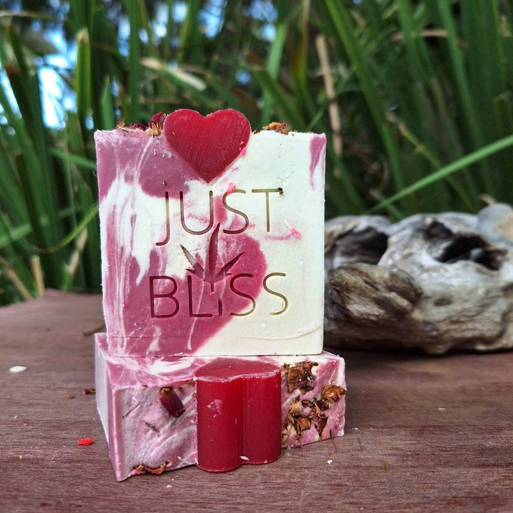 SOAP BAR: Be Mine - Romantic & Nourishing - JUSTBLiSS Naturals