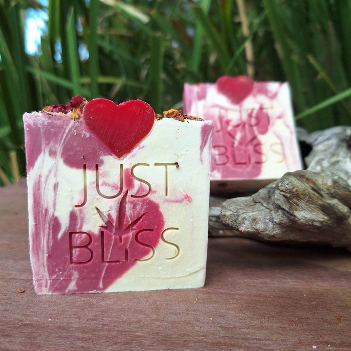 SOAP BAR: Be Mine - Romantic & Nourishing - JUSTBLiSS Naturals