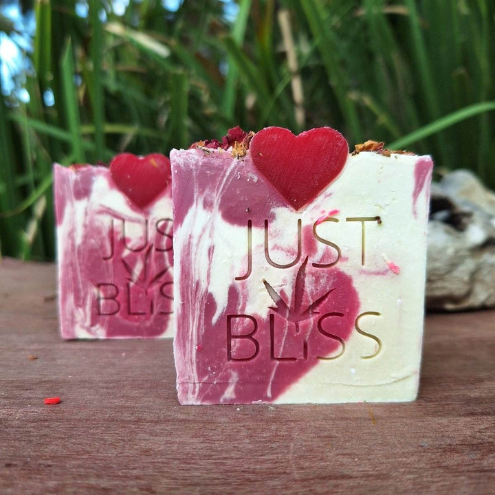 SOAP BAR: Be Mine - Romantic & Nourishing - JUSTBLiSS Naturals