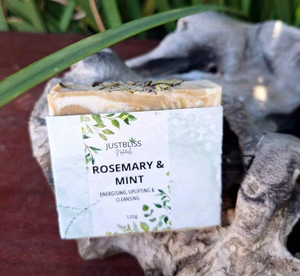 SOAP BAR: Rosemary & Mint - JUSTBLiSS Naturals
