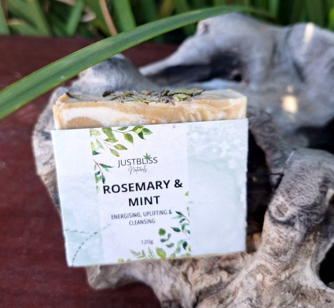 SOAP BAR: Rosemary & Mint - JUSTBLiSS Naturals