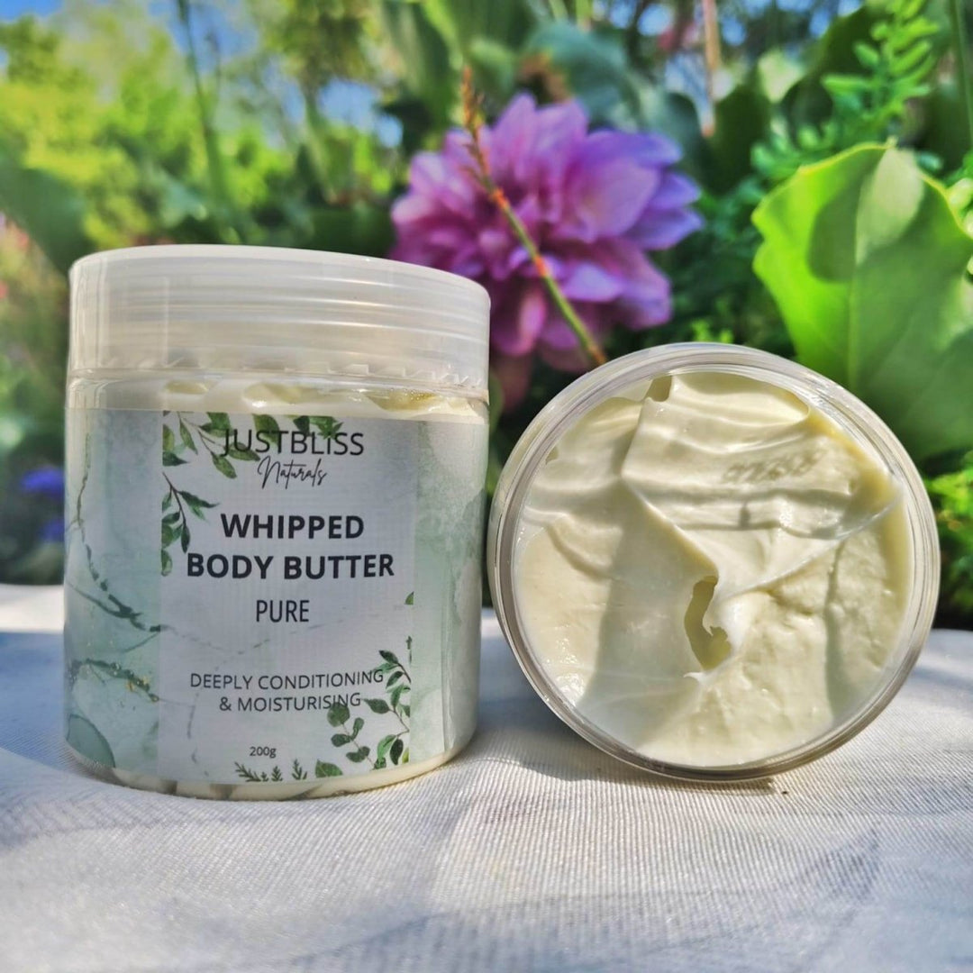 Whipped Body Butter – Deeply Hydrating Natural Moisturizer (200g) JUSTBLiSS Naturals