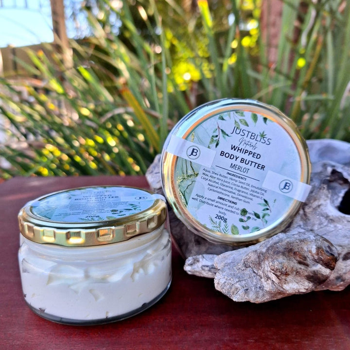 WHIPPED BODY BUTTER: Luxury for your Skin (200g) - JUSTBLiSS Naturals