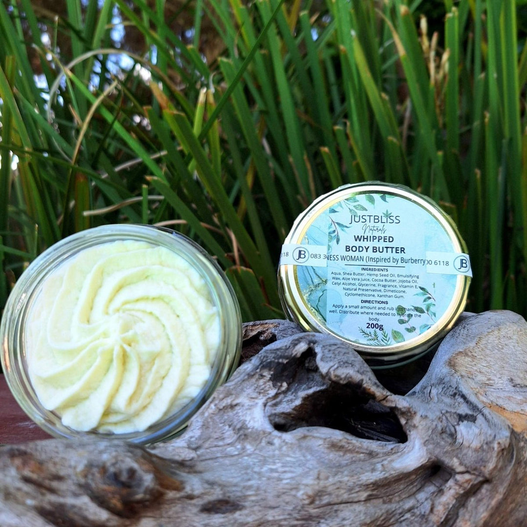 WHIPPED BODY BUTTER: Luxury for your Skin (200g) - JUSTBLiSS Naturals