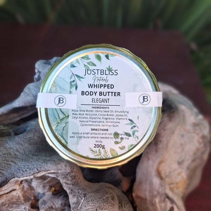 WHIPPED BODY BUTTER: Luxury for your Skin (200g) - JUSTBLiSS Naturals