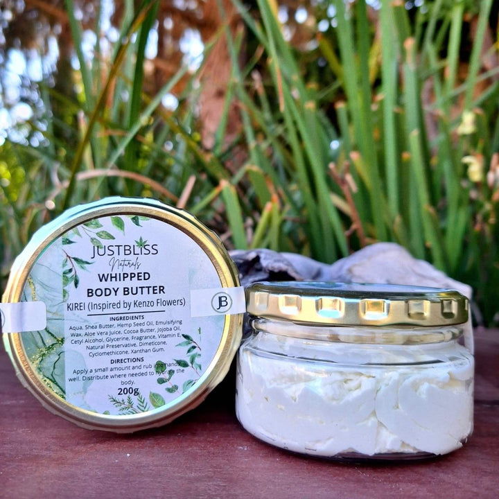 WHIPPED BODY BUTTER: Luxury for your Skin (200g) - JUSTBLiSS Naturals