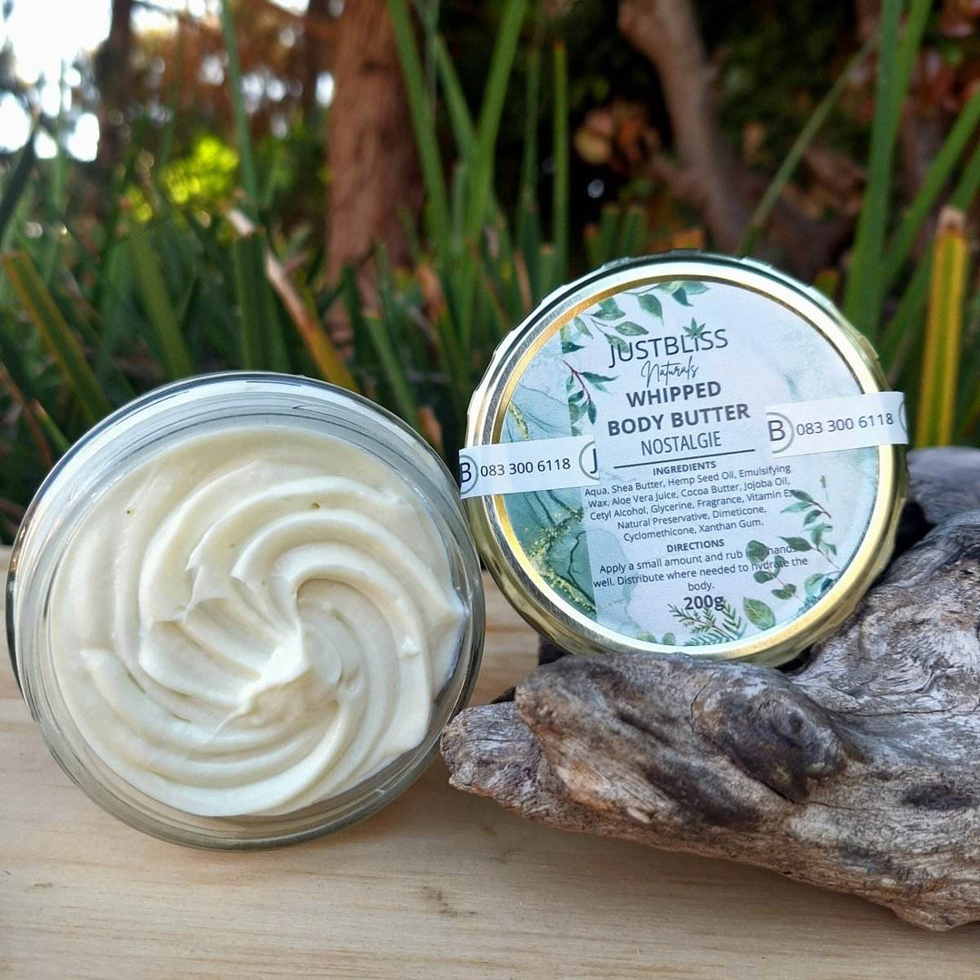 Whipped Body Butter – Luxurious Natural Moisturizer (200g, Various Scents) - JUSTBLiSS Naturals