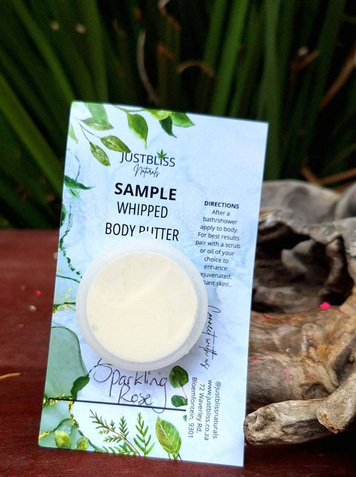 WHIPPED BODY BUTTER: Sample - 15ml - JUSTBLiSS Naturals