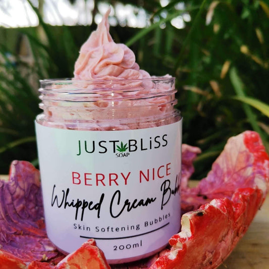JUSTBLISS: WHIPPED BODY BUTTER: berry nice (200ml)