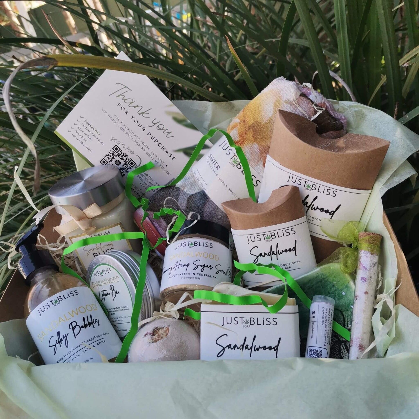 JUSTBLISS: GIFT BOX: sandalwood (for her)