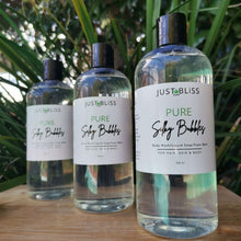 Load image into Gallery viewer, JUSTBLISS: SILKY BUBBLES / LIQUID SOAP: pure (500ml)
