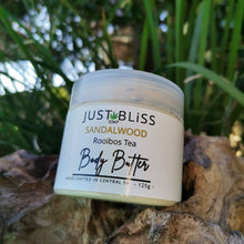 Load image into Gallery viewer, JUSTBLISS: Rooibos Tea BODY BUTTER: sandalwood
