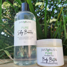 Load image into Gallery viewer, JUSTBLISS: COMBO: pure 1 (Silky bubbles &amp; Body butter)

