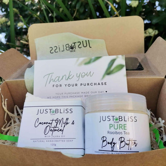 JUSTBLISS: COMBO: pure 2 (Soap & Body butter)