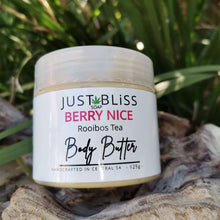 Load image into Gallery viewer, JUSTBLISS: Rooibos tea BODY BUTTER: berry nice
