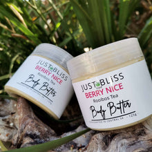Load image into Gallery viewer, JUSTBLISS: Rooibos Tea BODY BUTTER: berry nice
