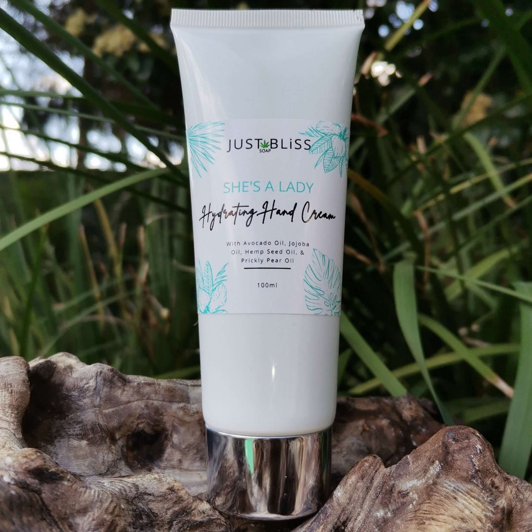HAND CREAM: she's a lady