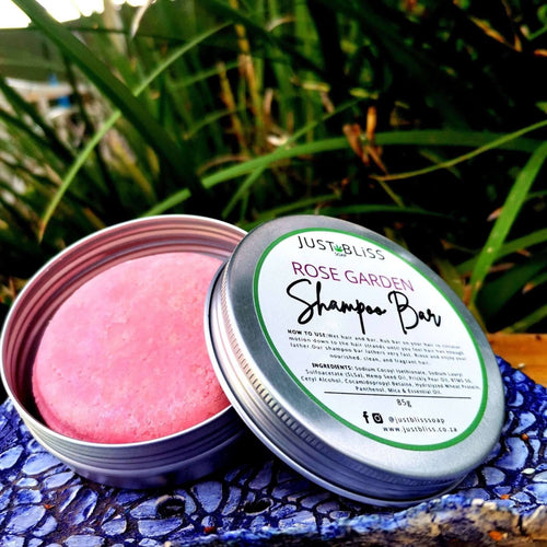 SHAMPOO BAR in tin: rose garden (geranium)