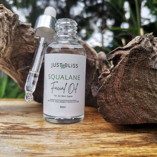 JUSTBLISS: FACIAL OIL: pure squalane facial oil (30ml)