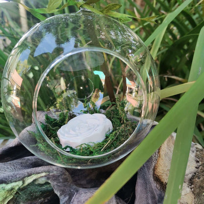 JUSTBLISS: clay diffuser stone (in glass ball)
