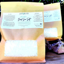 Load image into Gallery viewer, JUSTBLISS: bath salts: pure dead sea salt
