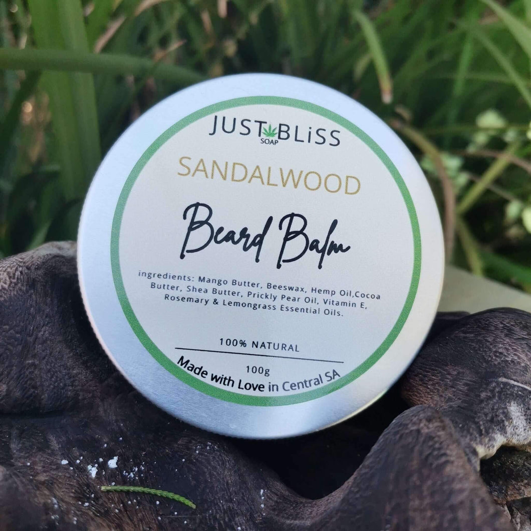 JUSTBLISS: beard balm: sandalwood